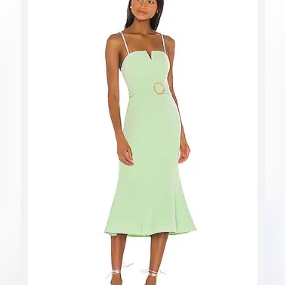 Revolve Song Of Style Atlas Midi Dress Gorgeous Wedding Guest Feminine